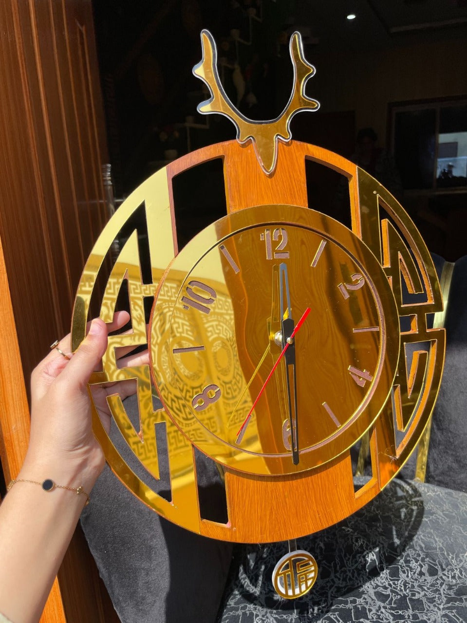 NO 1 Branded wall clock home living room creative decorative wall clock Chinese style