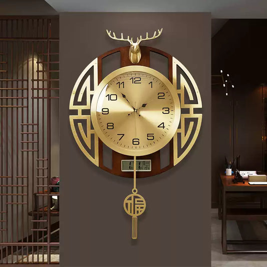 New Branded wall clock home living room creative decorative wall clock Chinese style