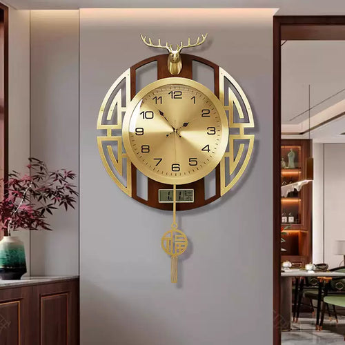 New Branded wall clock home living room creative decorative wall clock Chinese style